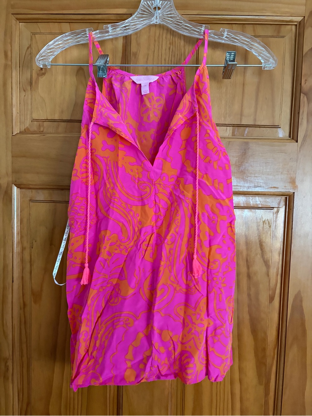 Lilly Pulitzer Pink & Orange Printed Top - Size M